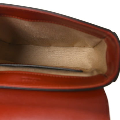 Chloe Shiny Calfskin Suede Mini C Double Carry Brown 5 of 8