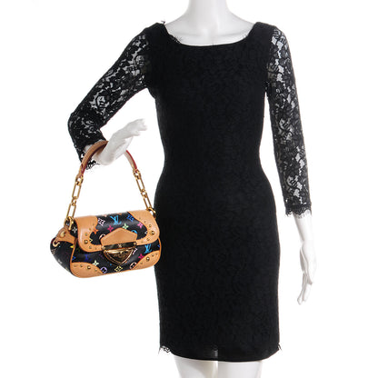 Louis Vuitton Monogram Multicolor Marilyn Black 2 of 7