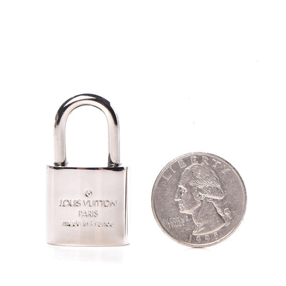 Louis Vuitton Polished Silver Lock and Key Set 2 of 8