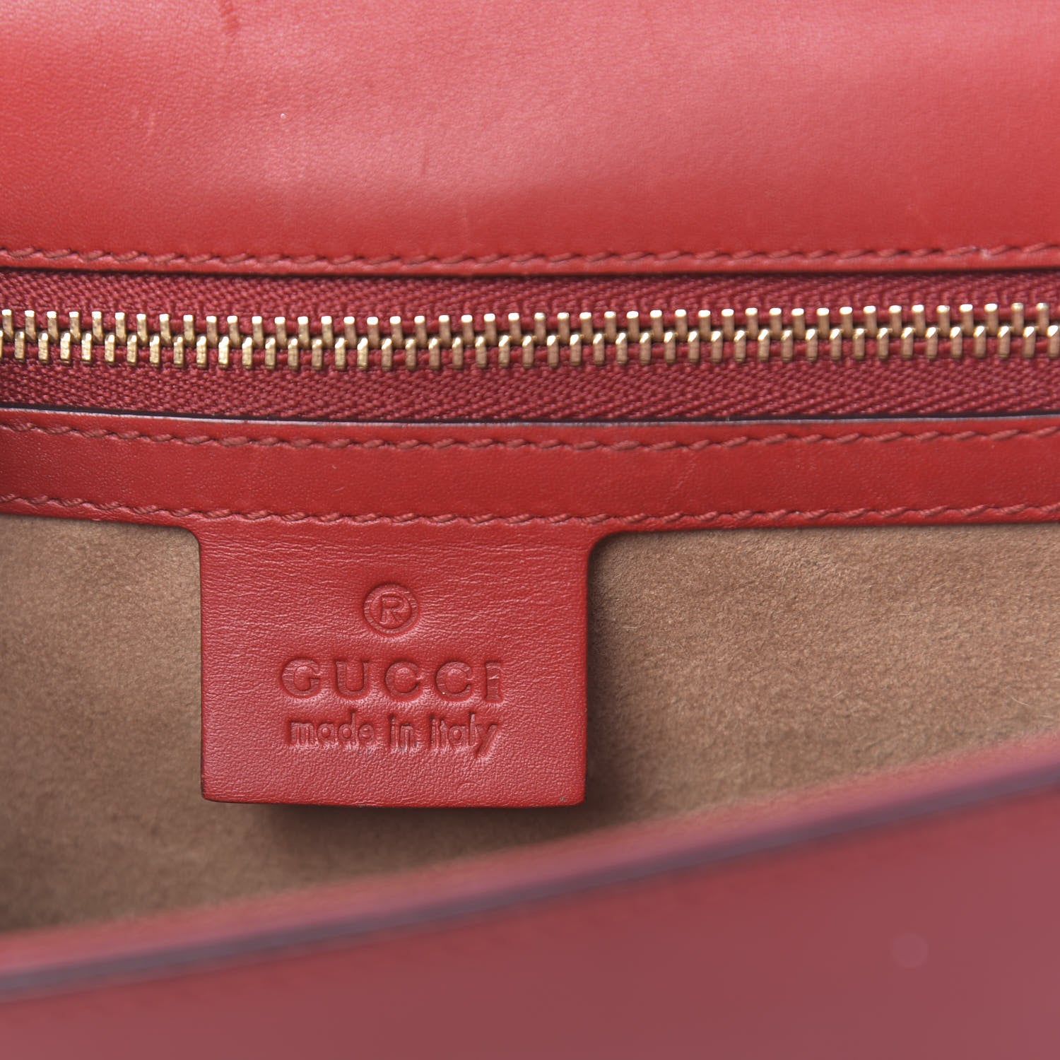 Gucci Calfskin Small Sylvie Shoulder Bag Hibiscus Red 1 of 15
