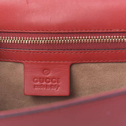 Gucci Calfskin Small Sylvie Shoulder Bag Hibiscus Red 1 of 15