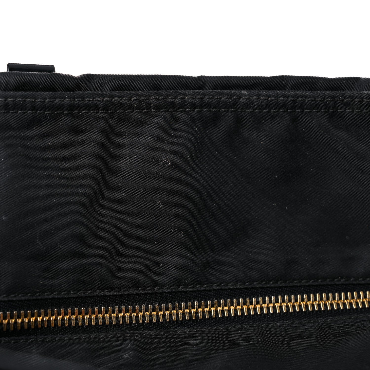 Prada Nylon Vela Grommet Tote Black 13 of 15