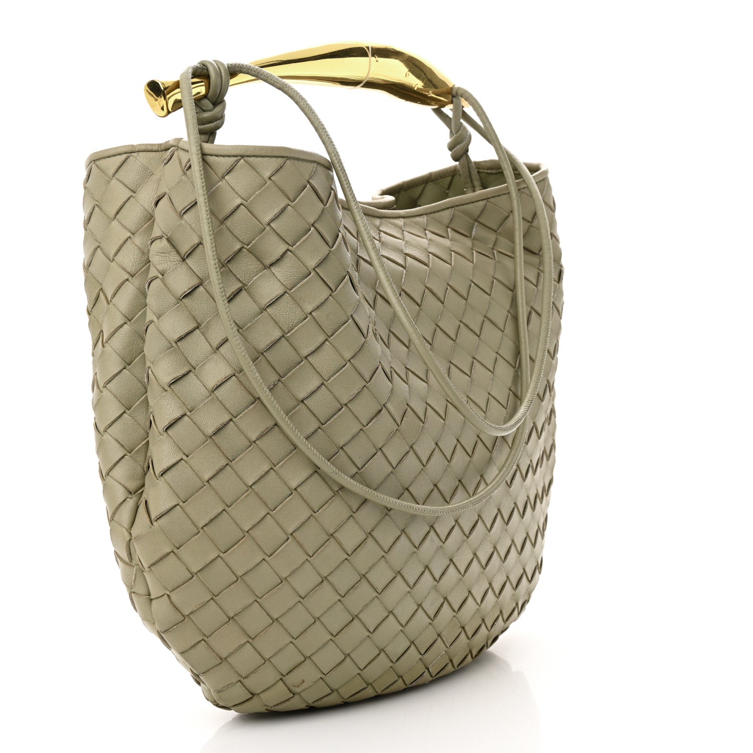Bottega Veneta Nappa Intrecciato Medium Sardine Bag Travertine 4 of 13