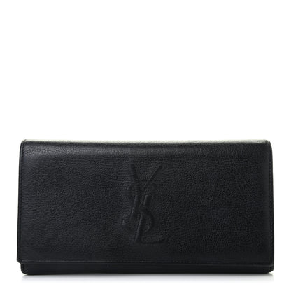Saint Laurent Chevre Belle De Jour Flap Wallet Black 1 of 5