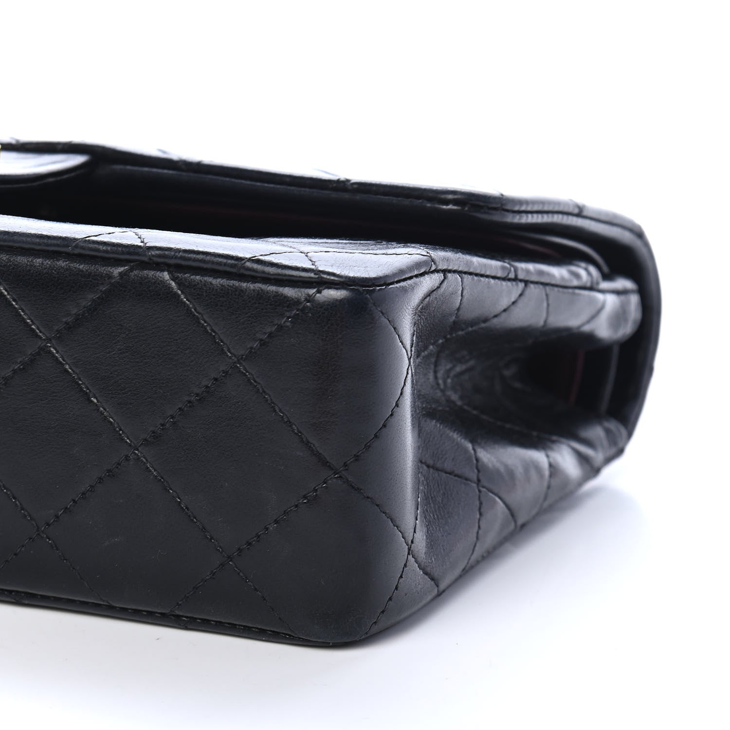 Chanel Lambskin Quilted Small Double Flap Black 10 of 11