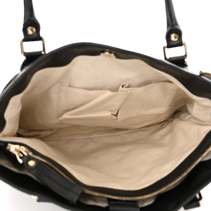 Gucci Guccissima Medium Sukey Top Handle Tote Black 5 of 14