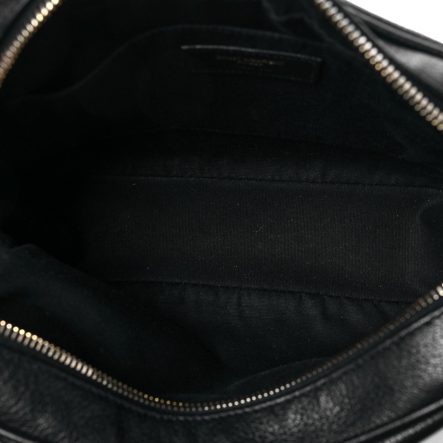 Lambskin Monogram Small Lou Camera Bag Black