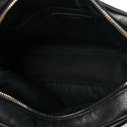 Saint Laurent Lambskin Monogram Small Lou Camera Bag Black 4 of 7