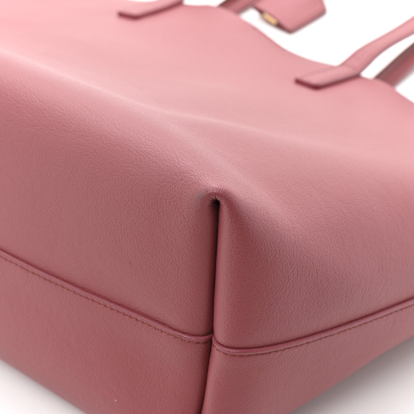 Calfskin Large Shopping Tote Mystic Rose