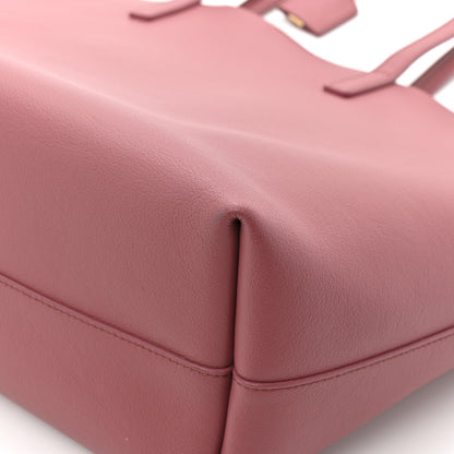 Saint Laurent Calfskin Large Shopping Tote Mystic Rose 12 of 14