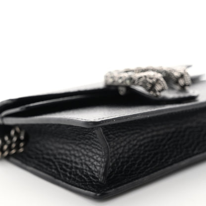 Gucci Calfskin Super Mini Dionysus Shoulder Bag Black 8 of 9