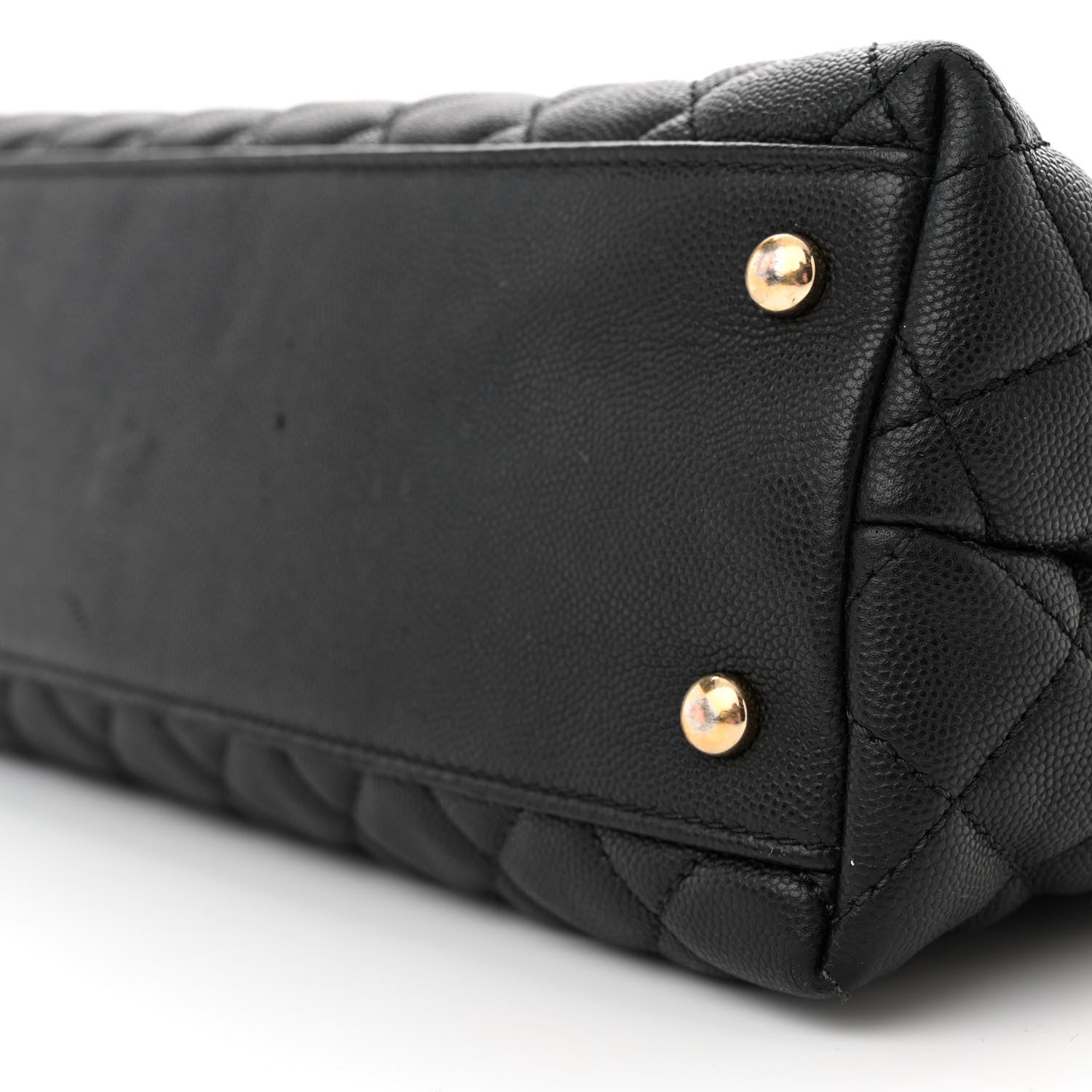 Chanel Caviar Quilted Medium Coco Handle Flap Black 10 of 13