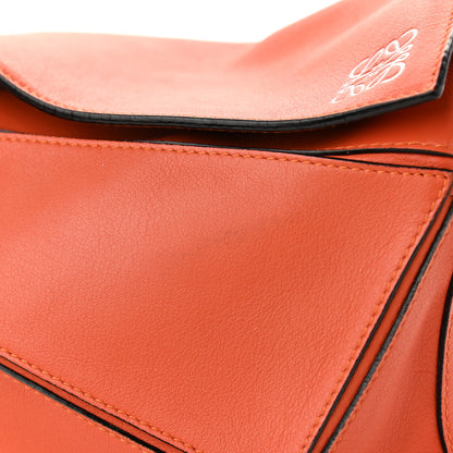 Loewe Calfskin Medium Puzzle Bag Coral 10 of 10