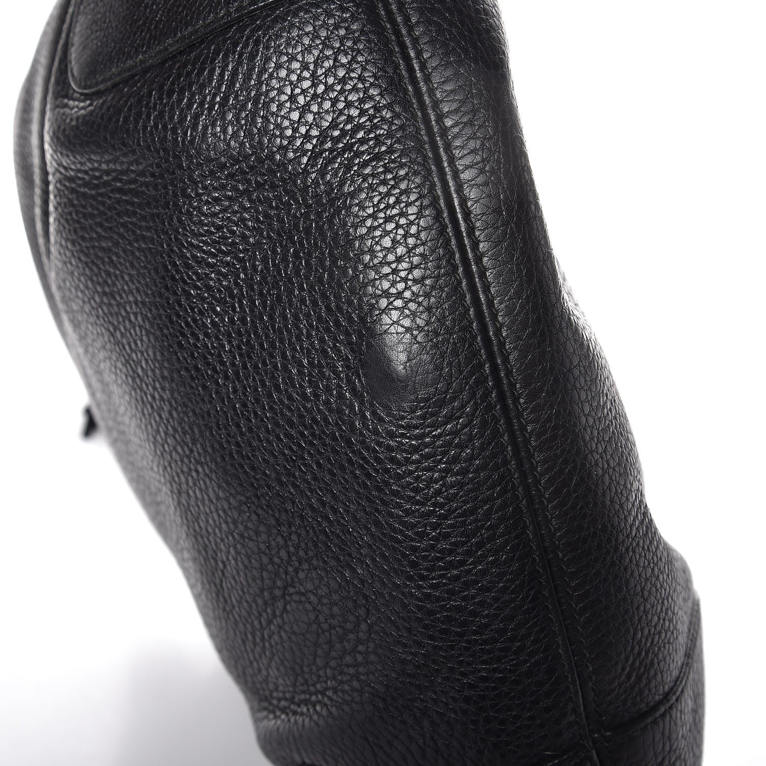 Gucci Pebbled Calfskin Medium Soho Chain Hobo Black 11 of 15