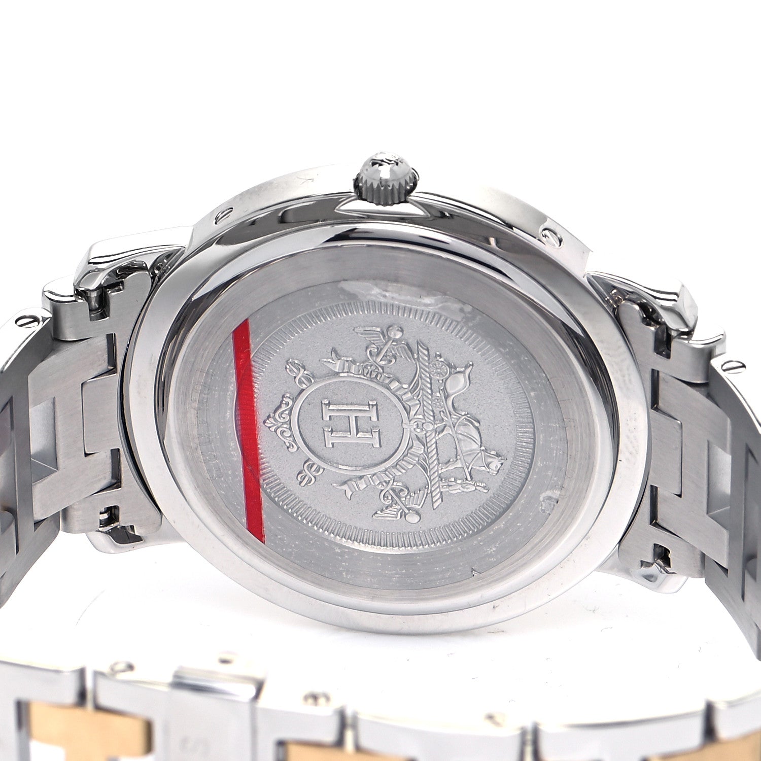 Hermes Stainless Steel 36mm Clipper Quartz Watch 4 of 4