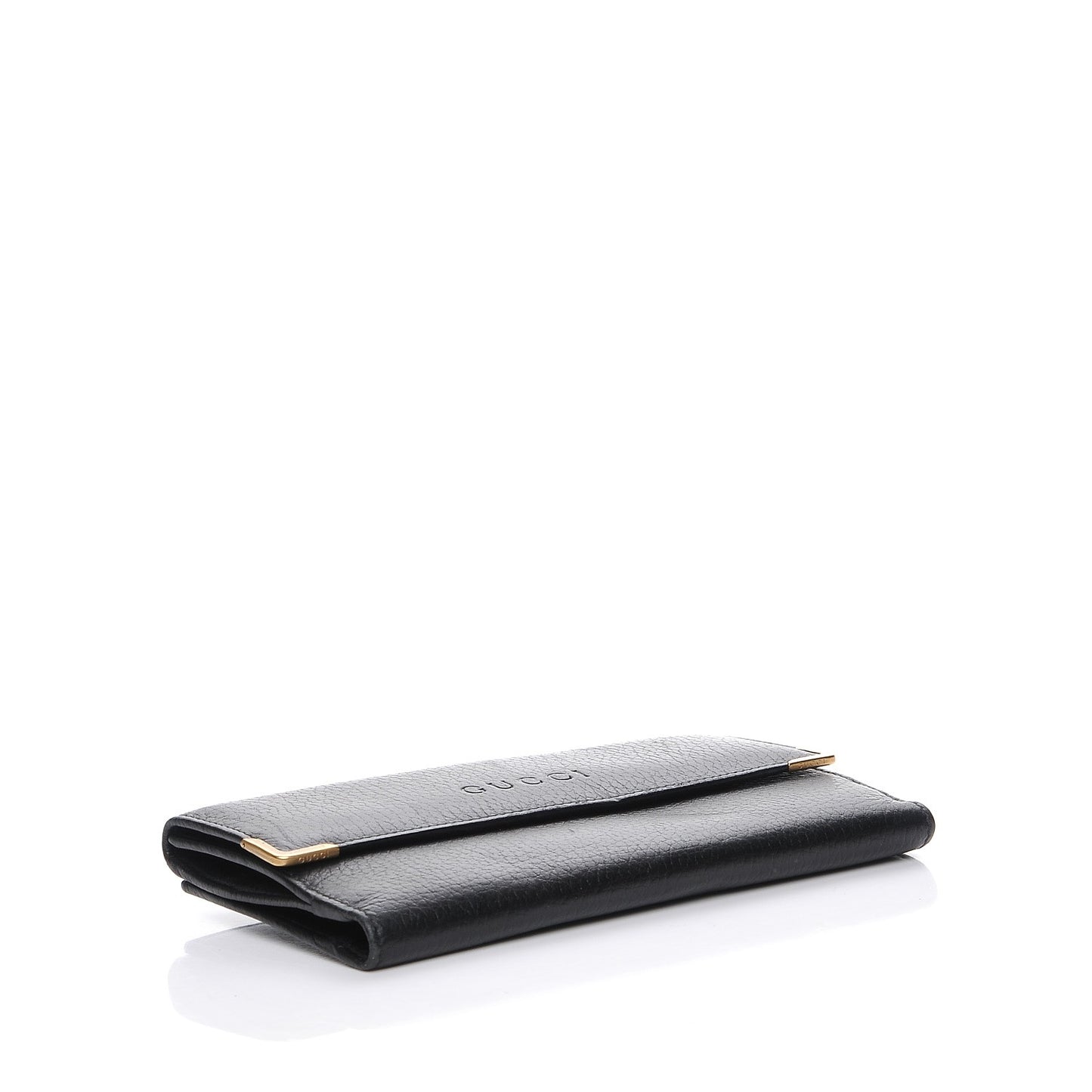 Calfskin Continental Wallet Black