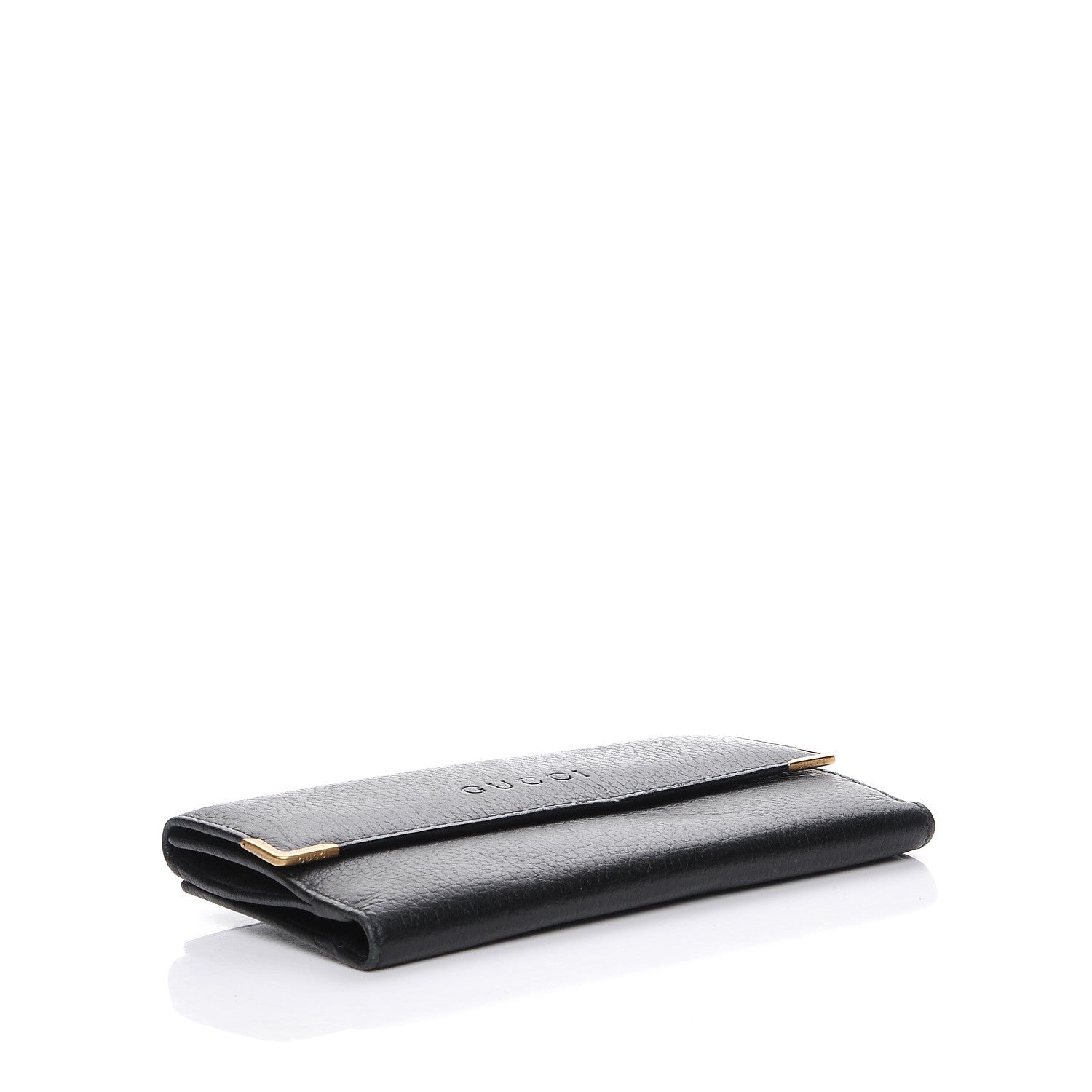 Gucci Calfskin Continental Wallet Black 4 of 7