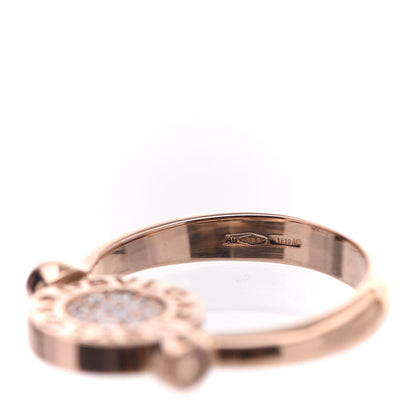 Bulgari BVLGARI 18K Rose Gold Diamond Mother of Pearl Bvlgari Bvlgari Ring 46.5 5 7 of 9