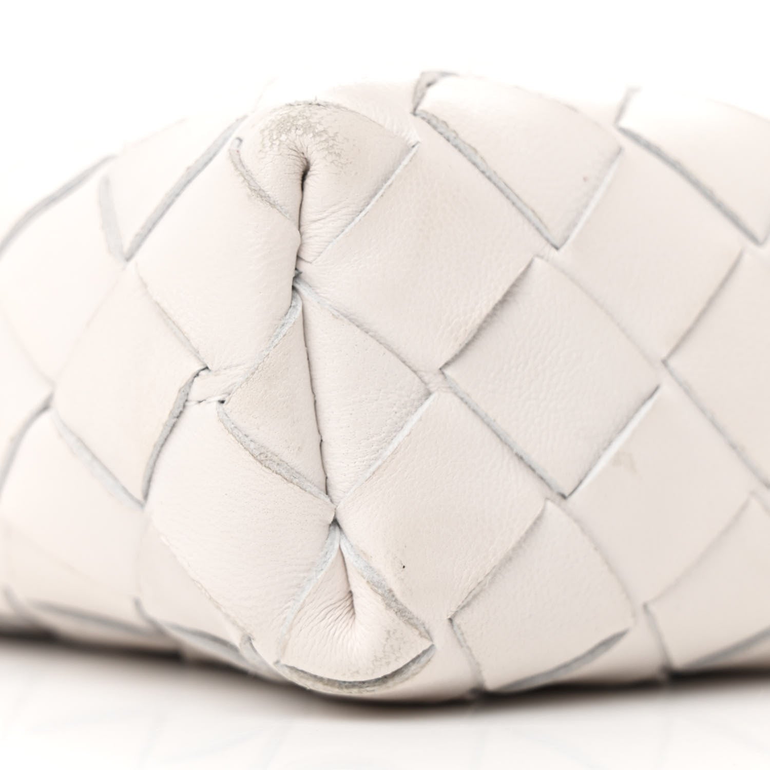 Bottega Veneta Nappa Intrecciato Crossbody White 9 of 12