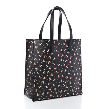 Givenchy Coated Canvas Hibiscus Print Medium Stargate Shopper Tote Black Multicolor 2 of 5
