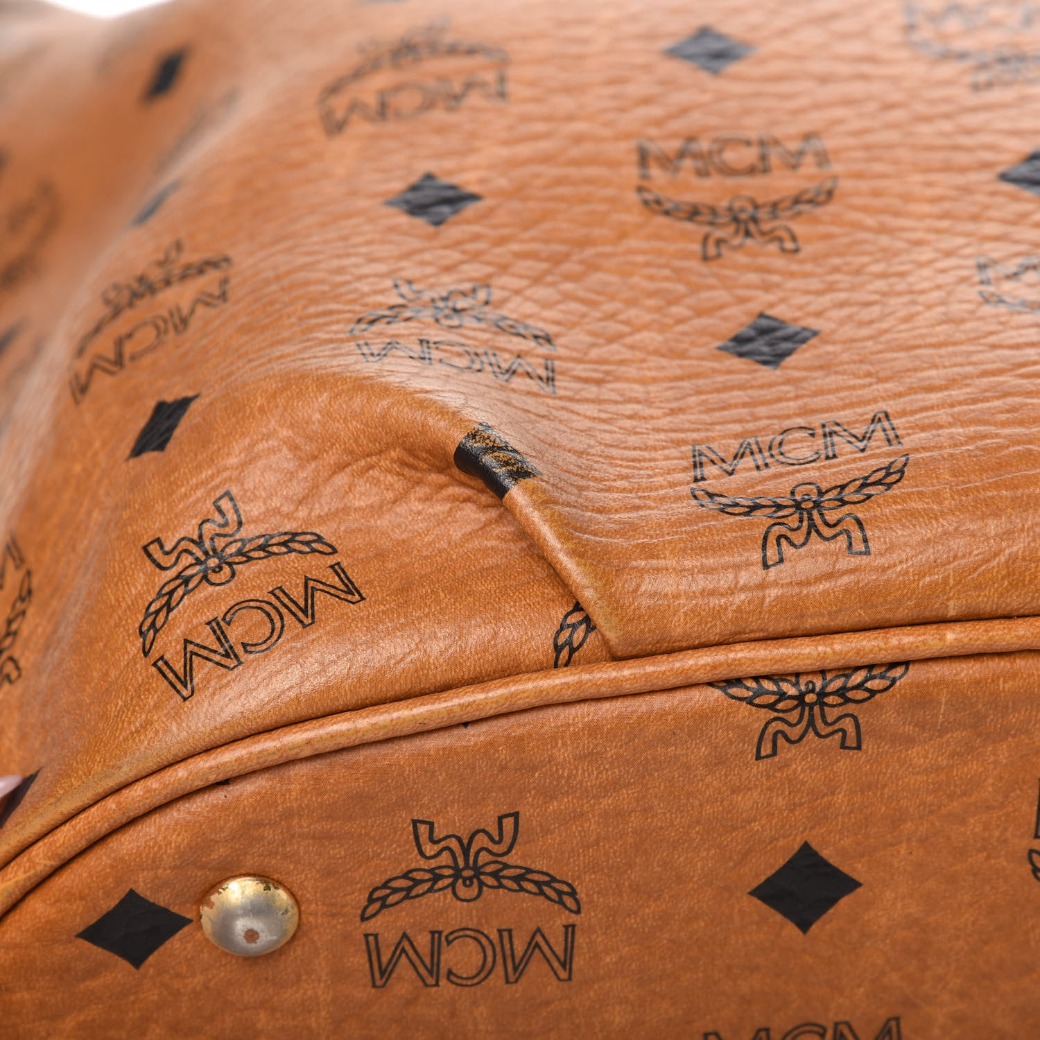 MCM Visetos Hobo Cognac 14 of 15
