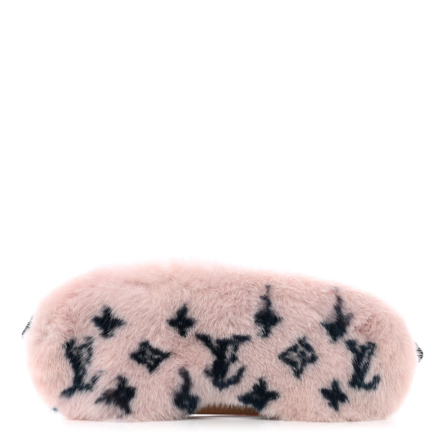 Louis Vuitton Monogram Mink Fur Sleep Mask Light Pink 1 of 4