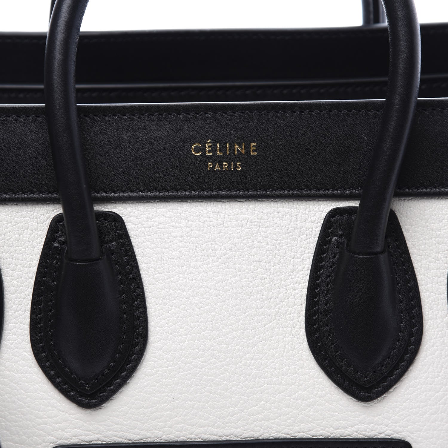 Celine Smooth Drummed Calfskin Nano Tri-Color Luggage White 8 of 8