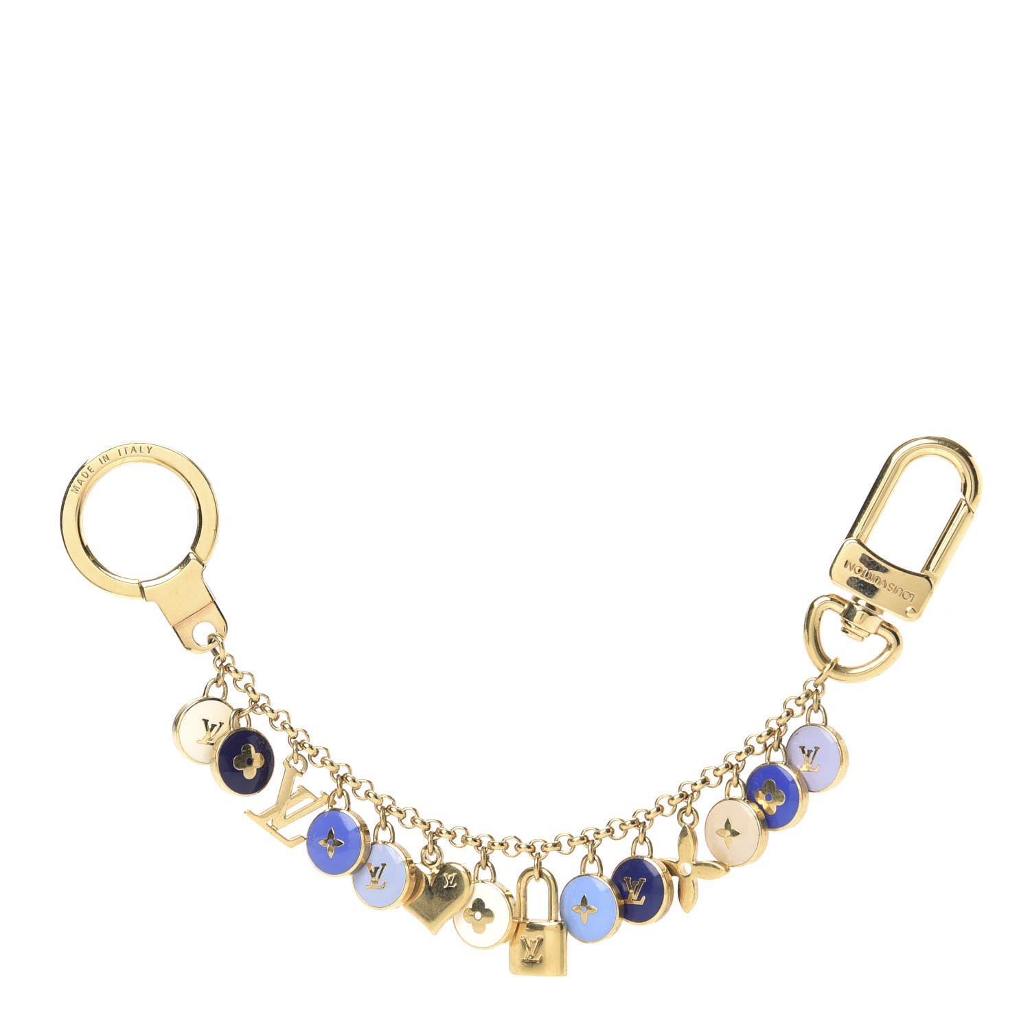 Louis Vuitton Pastilles Key Chain Bag Charm Blue 1 of 3