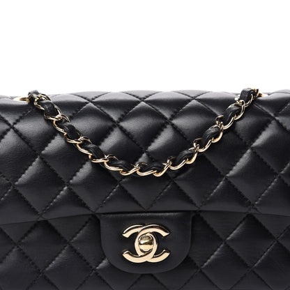 Chanel Lambskin Quilted Mini Rectangular Flap Black 10 of 11