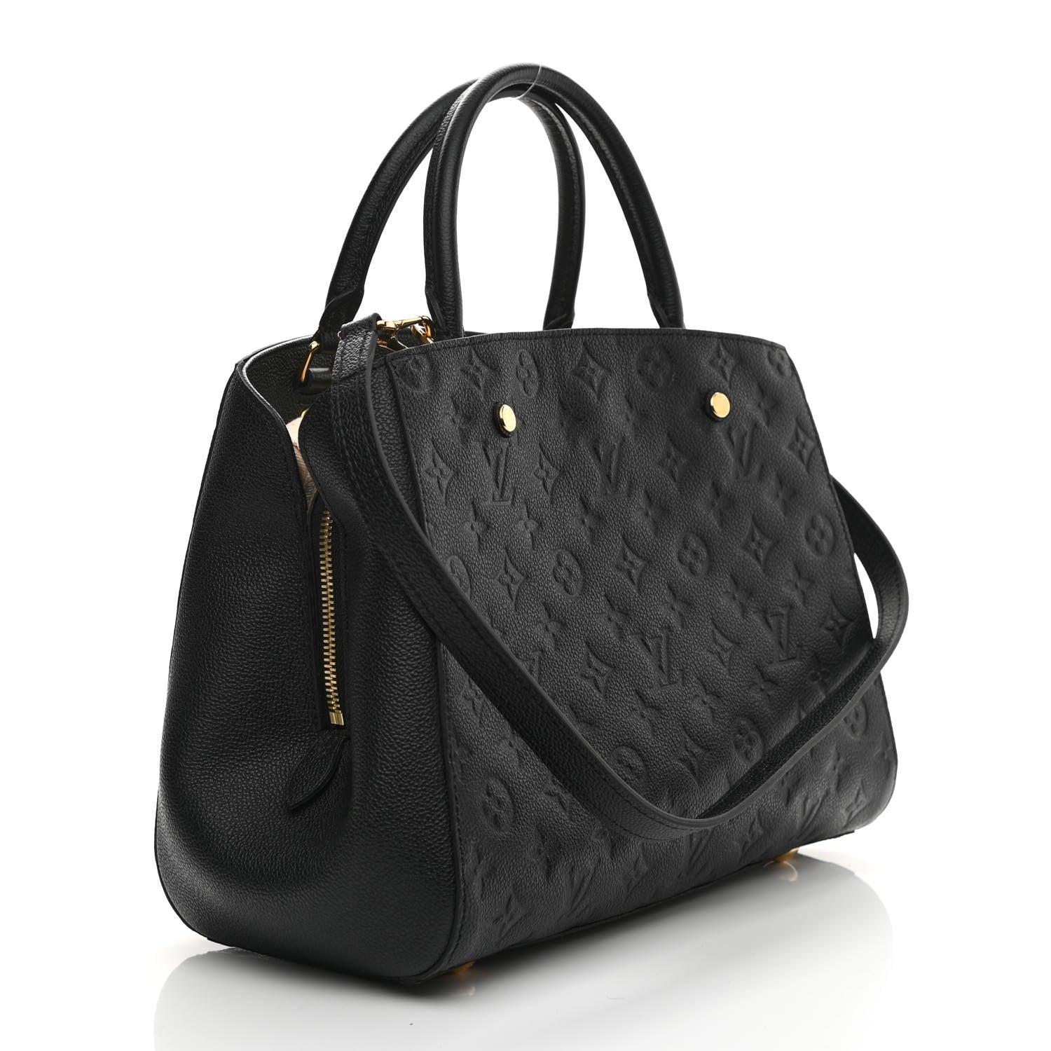 Louis Vuitton Empreinte Montaigne MM Black 2 of 7