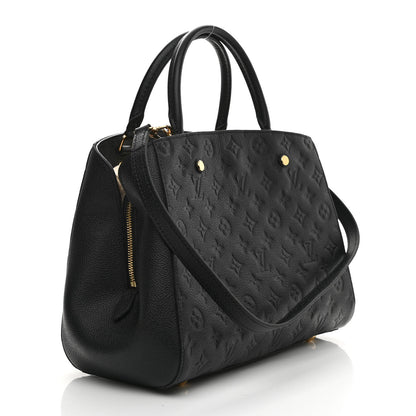 Louis Vuitton Empreinte Montaigne MM Black 2 of 7