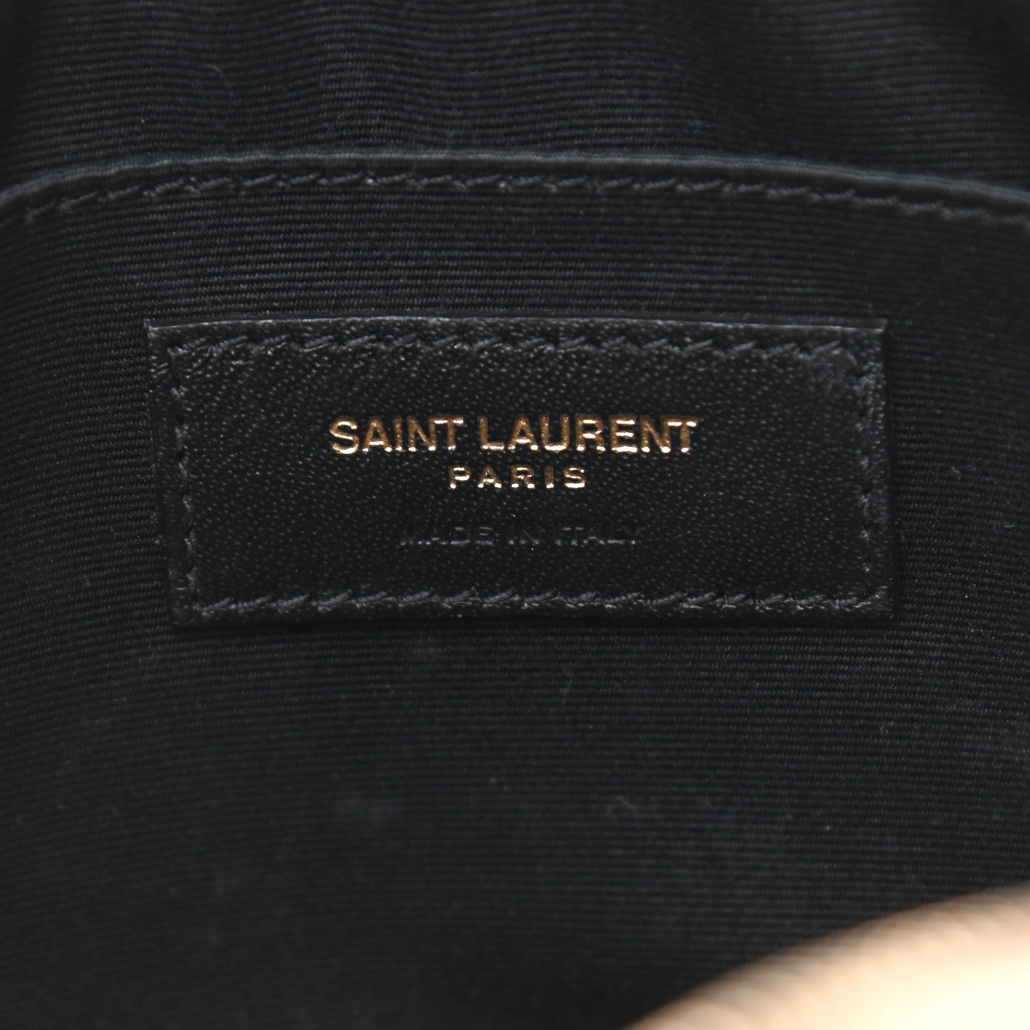 Saint Laurent Calfskin Matelasse Monogram Lou Camera Bag Dark Latte 6 of 11