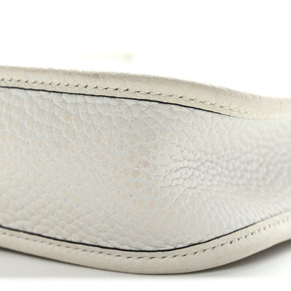 Hermes Taurillon Clemence Amazone Evelyne TPM New White 10 of 12