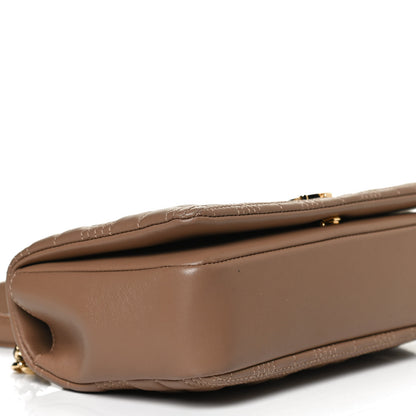 Burberry Lambskin Quilted Small Lola Bag Camel 10 of 11