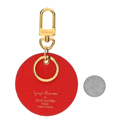 Louis Vuitton Monogram Kusama Pumpkin Dots Key Holder Red 2 of 3