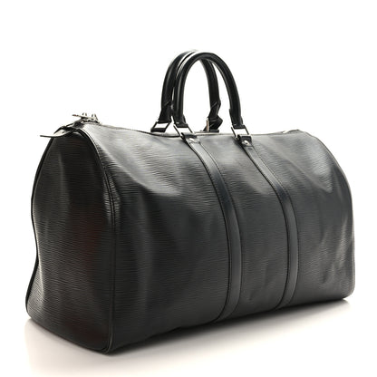 Louis Vuitton Epi Keepall 45 Black 2 of 9