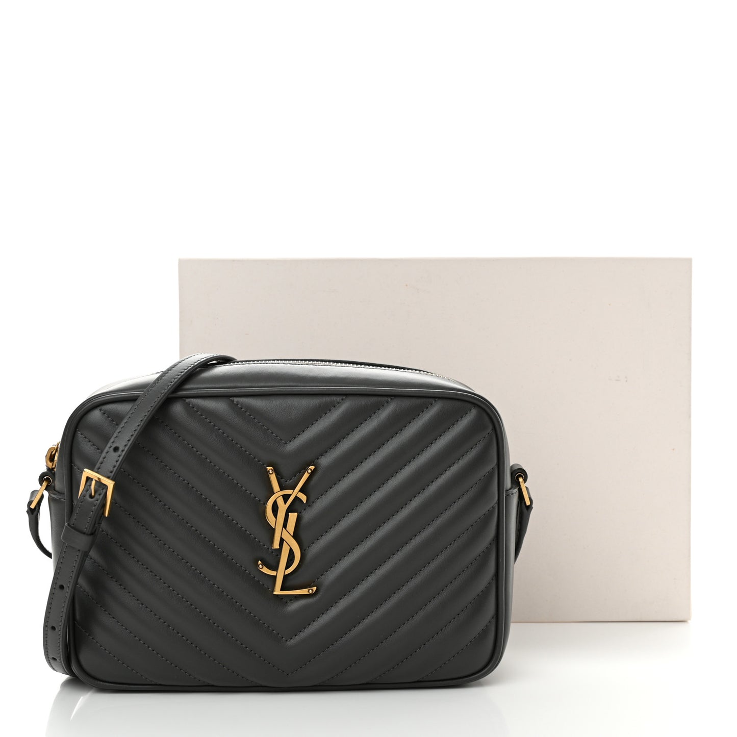 Calfskin Matelasse Monogram Lou Camera Bag Storm