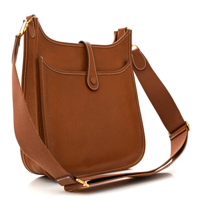 Hermes Barenia Faubourg Evelyne III PM  Fauve 3 of 11