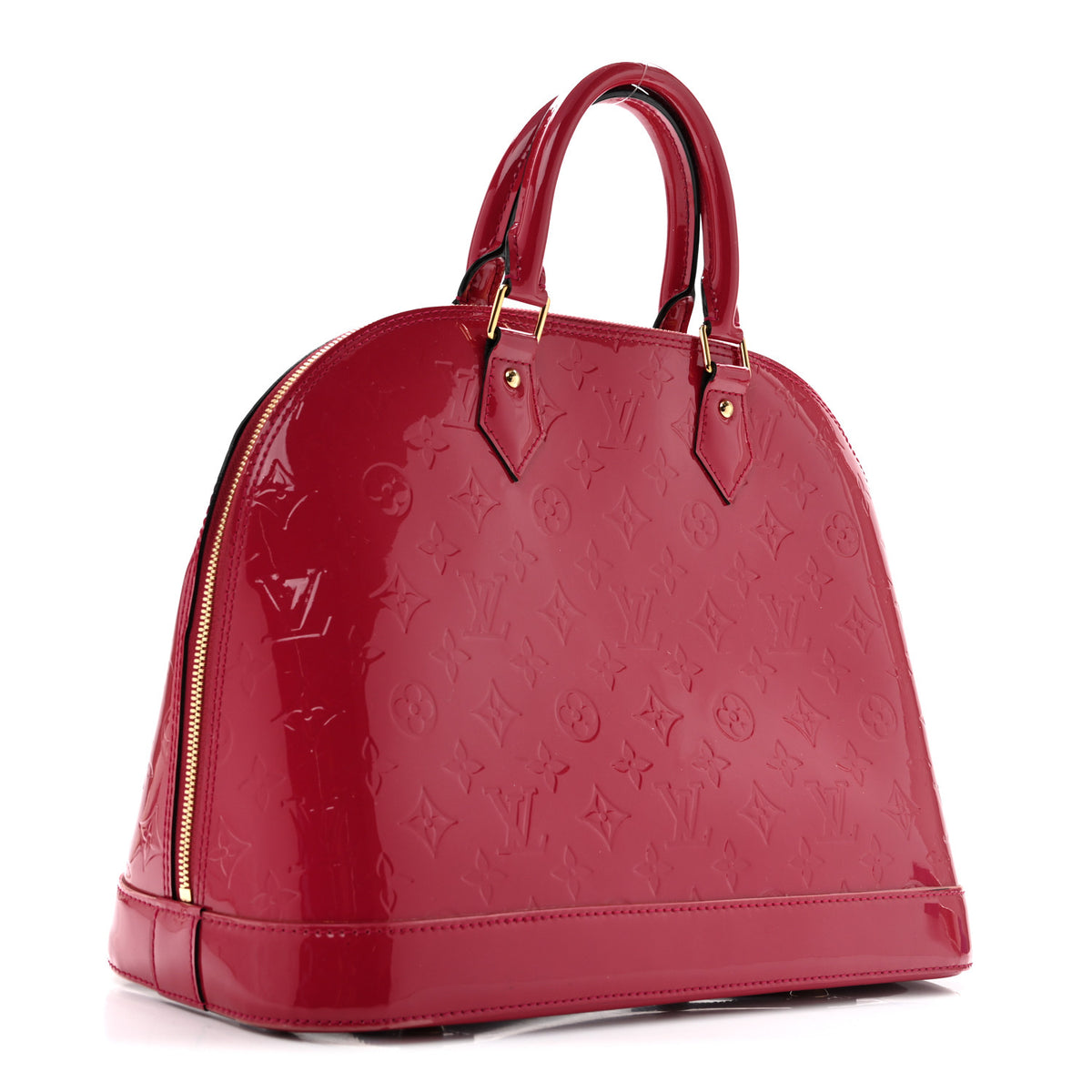 Louis Vuitton Vernis Alma MM Rose Indien 3 of 14