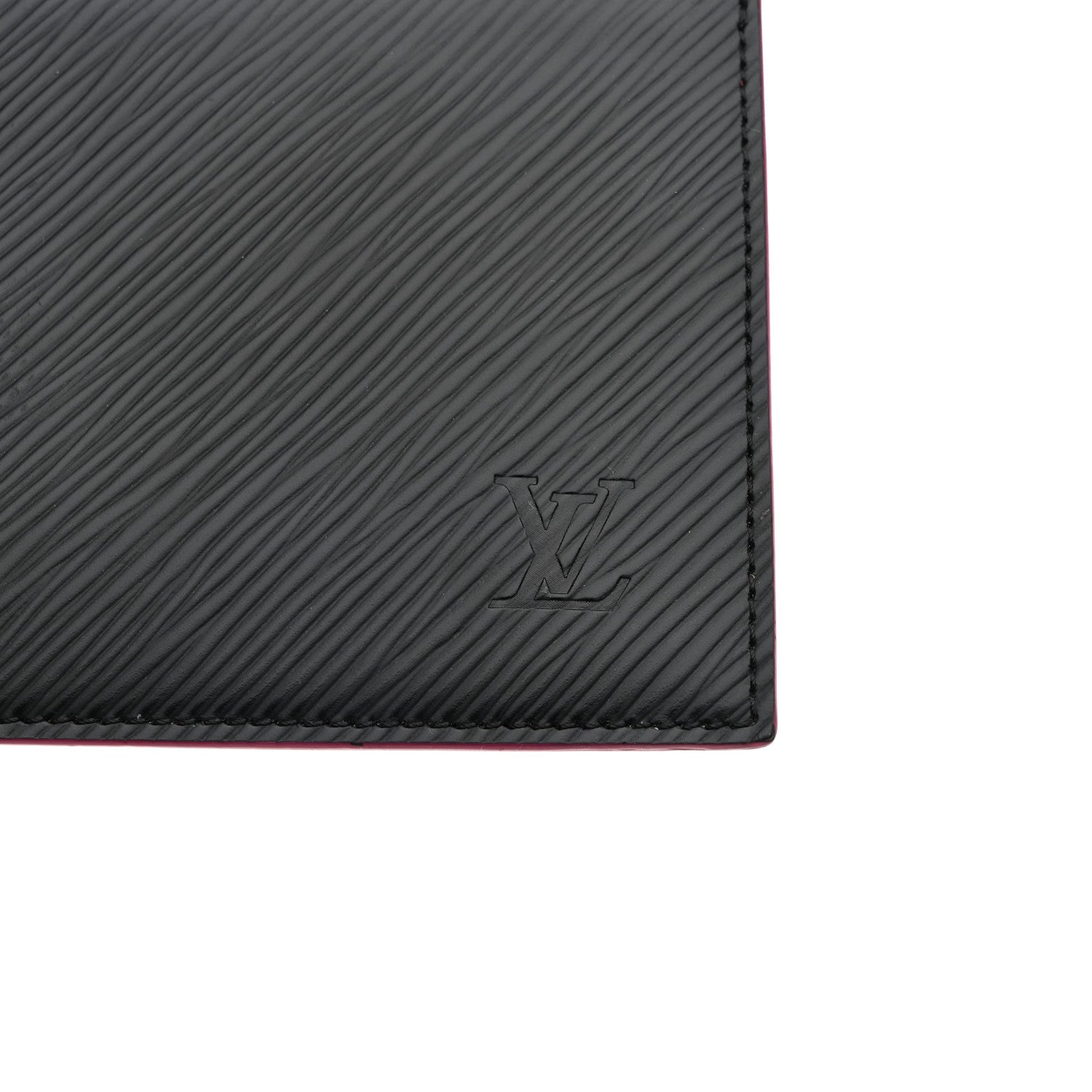 Louis Vuitton Epi Felicie Chain Wallet Zippered Insert Black Hot Pink 7 of 7
