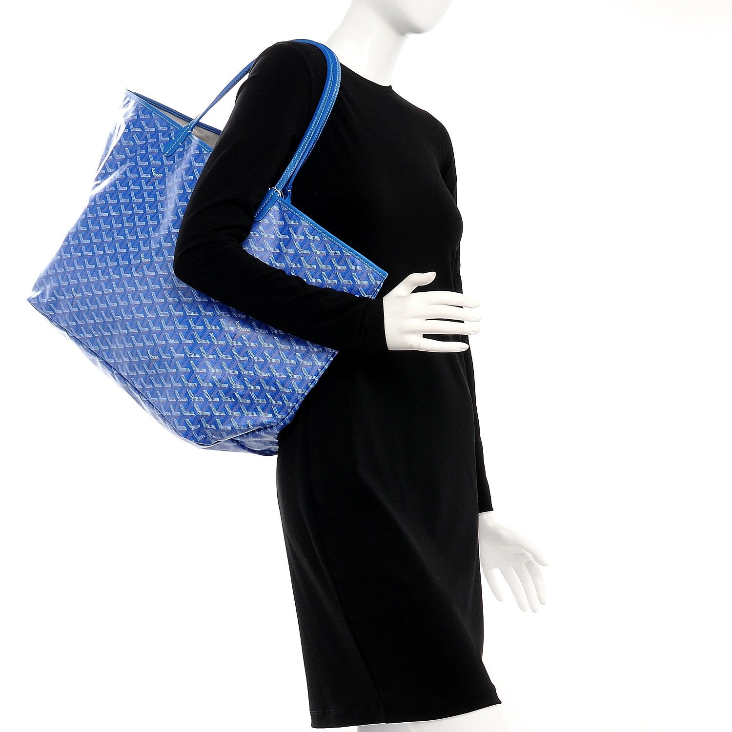Goyard Goyardine Saint Louis GM Sky Blue 2 of 9
