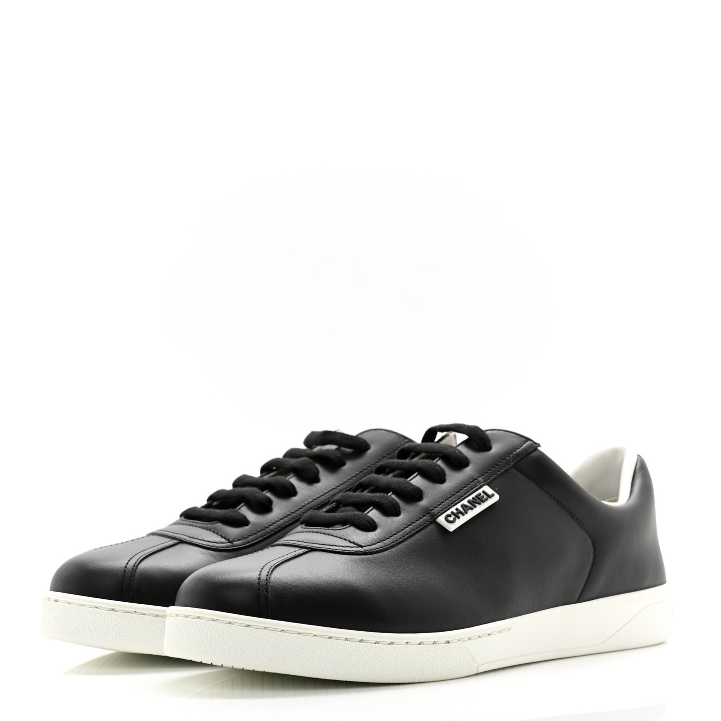 Calfskin Mens CC Sneakers 42 Black