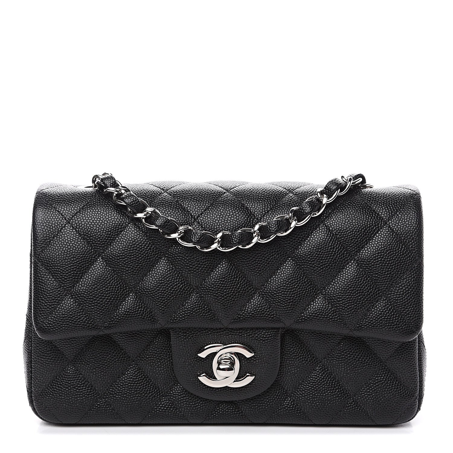 Chanel Caviar Quilted Mini Rectangular Flap Black 1 of 9