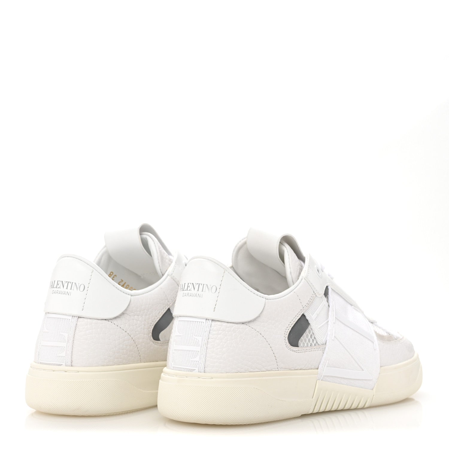Valentino Garavani Calfskin Womens VL7N Sneakers 38 White Ice 5 of 10