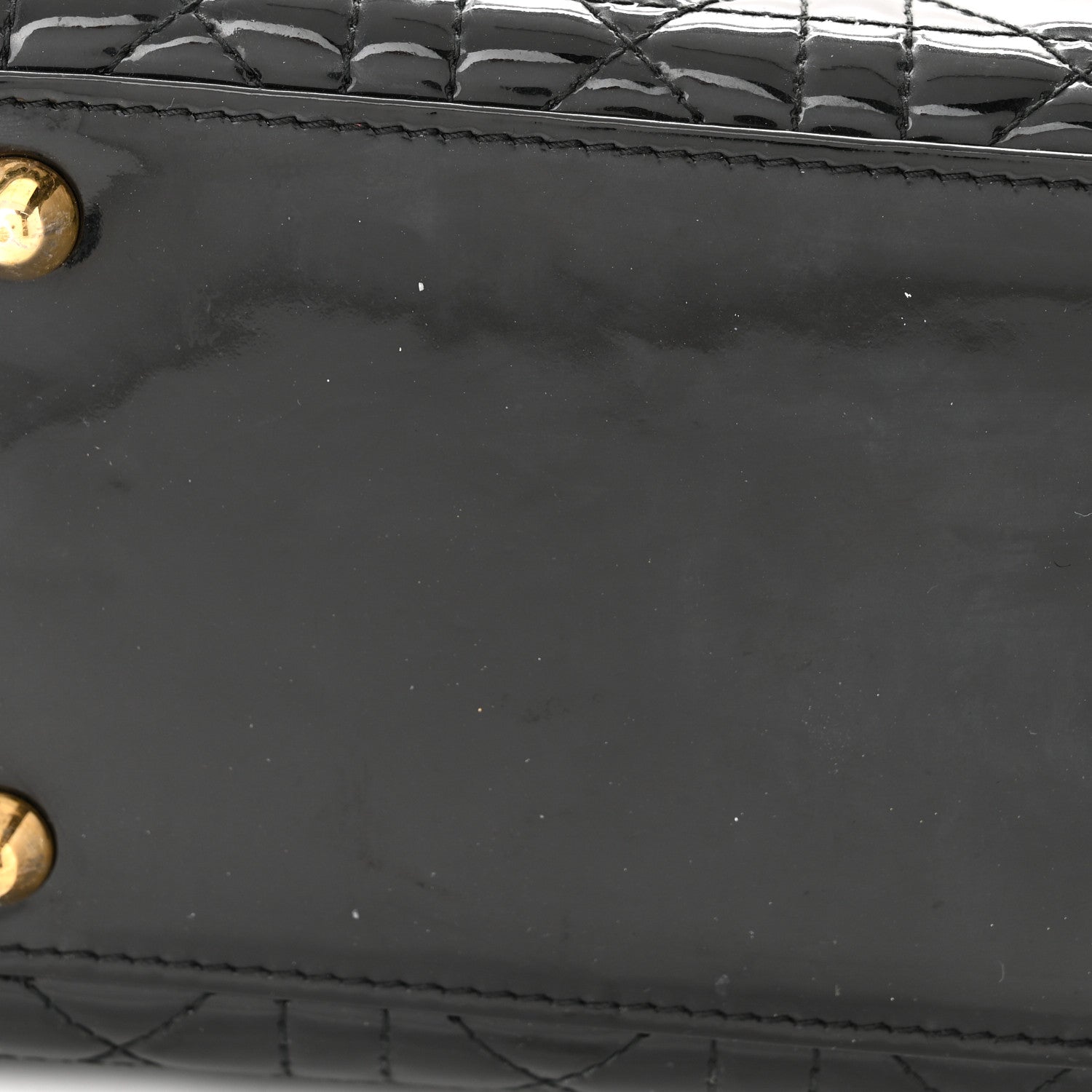 Christian Dior Patent Cannage Large Lady Dior Black 15 of 15
