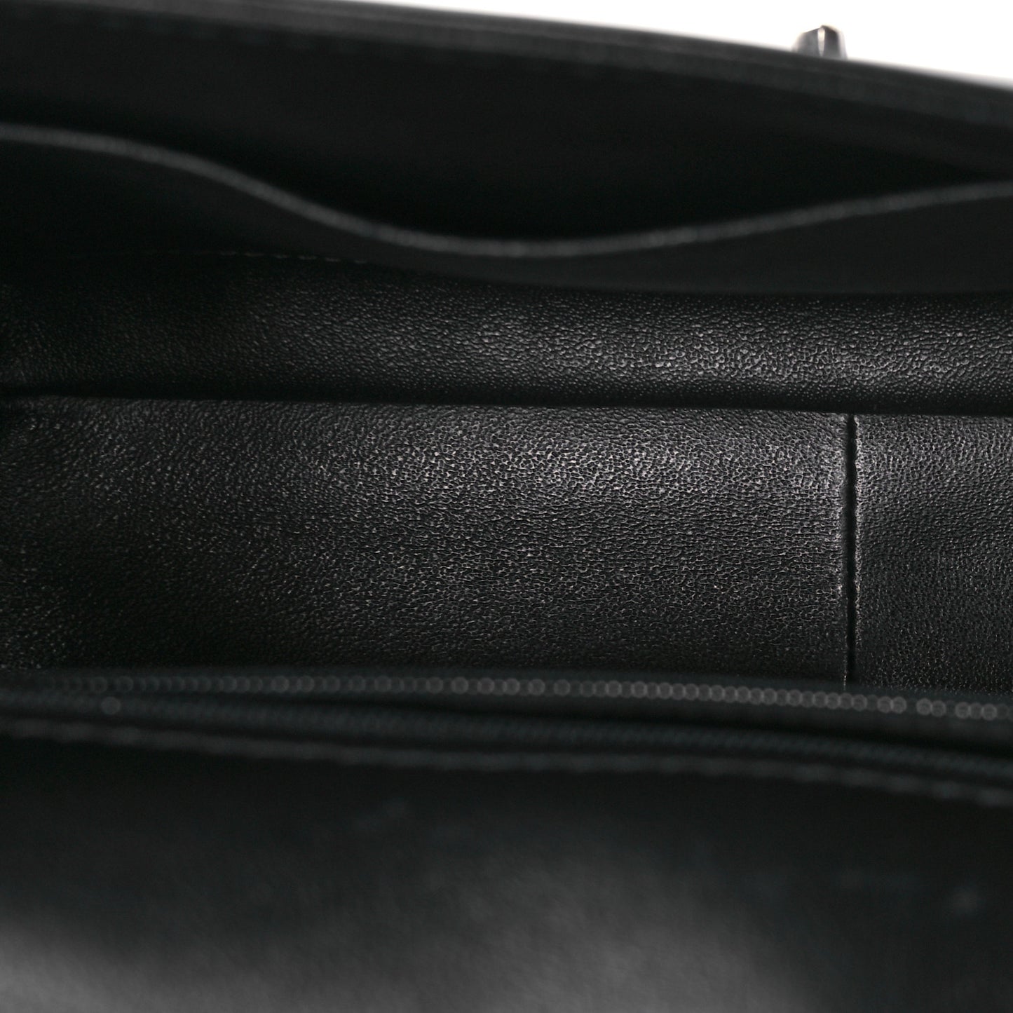 Calfskin Quilted Large Rock My Shoulder Flap Black