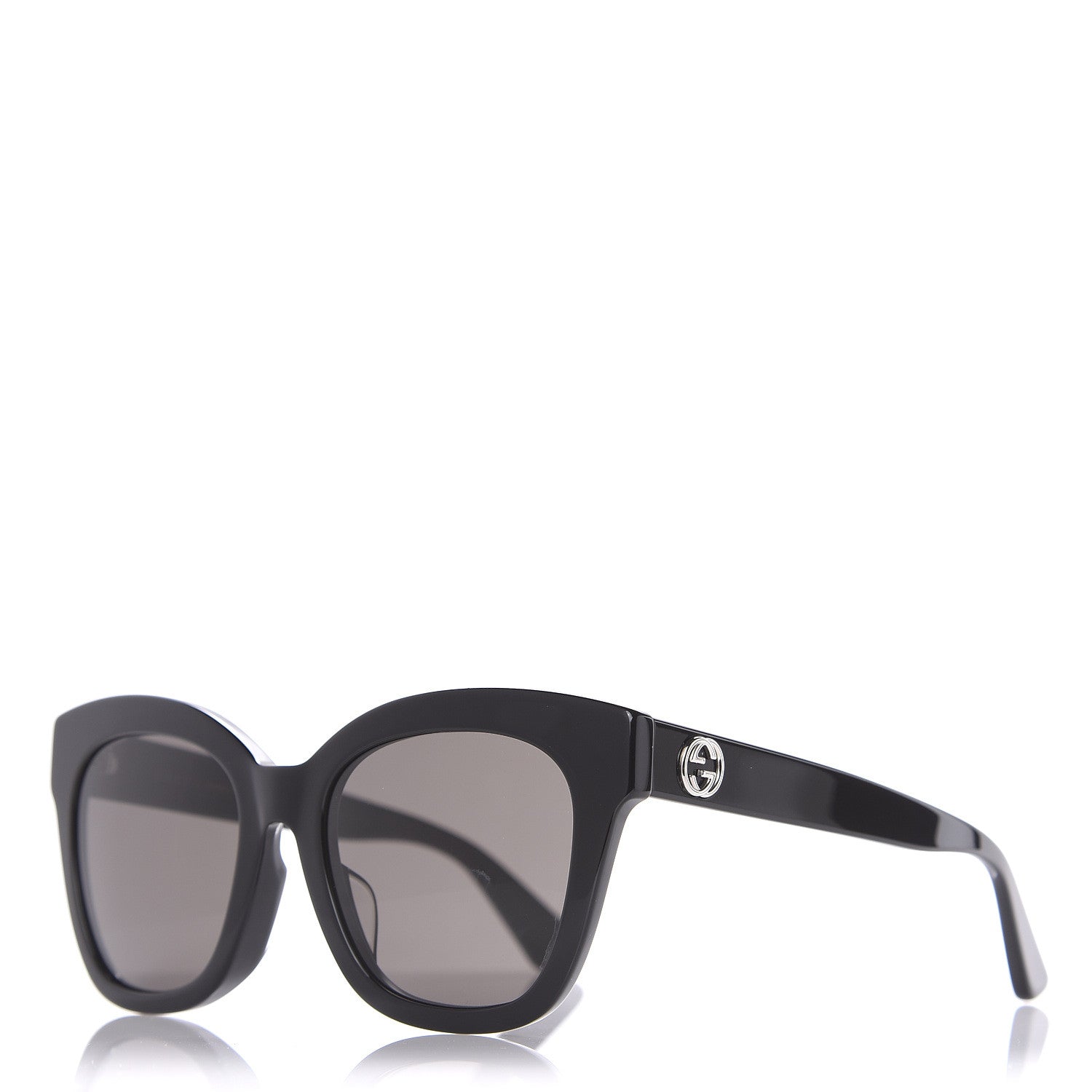 Gucci Acetate Square Frame Sunglasses GG0029SA Black 1 of 7