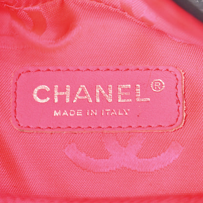 Chanel Calfskin Quilted Large Cambon Multipocket Reporter Black White 6 of 13