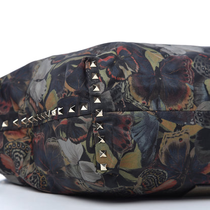 Valentino Garavani Canvas Camubutterfly Rockstud Crossbody Tote Multicolor 6 of 10