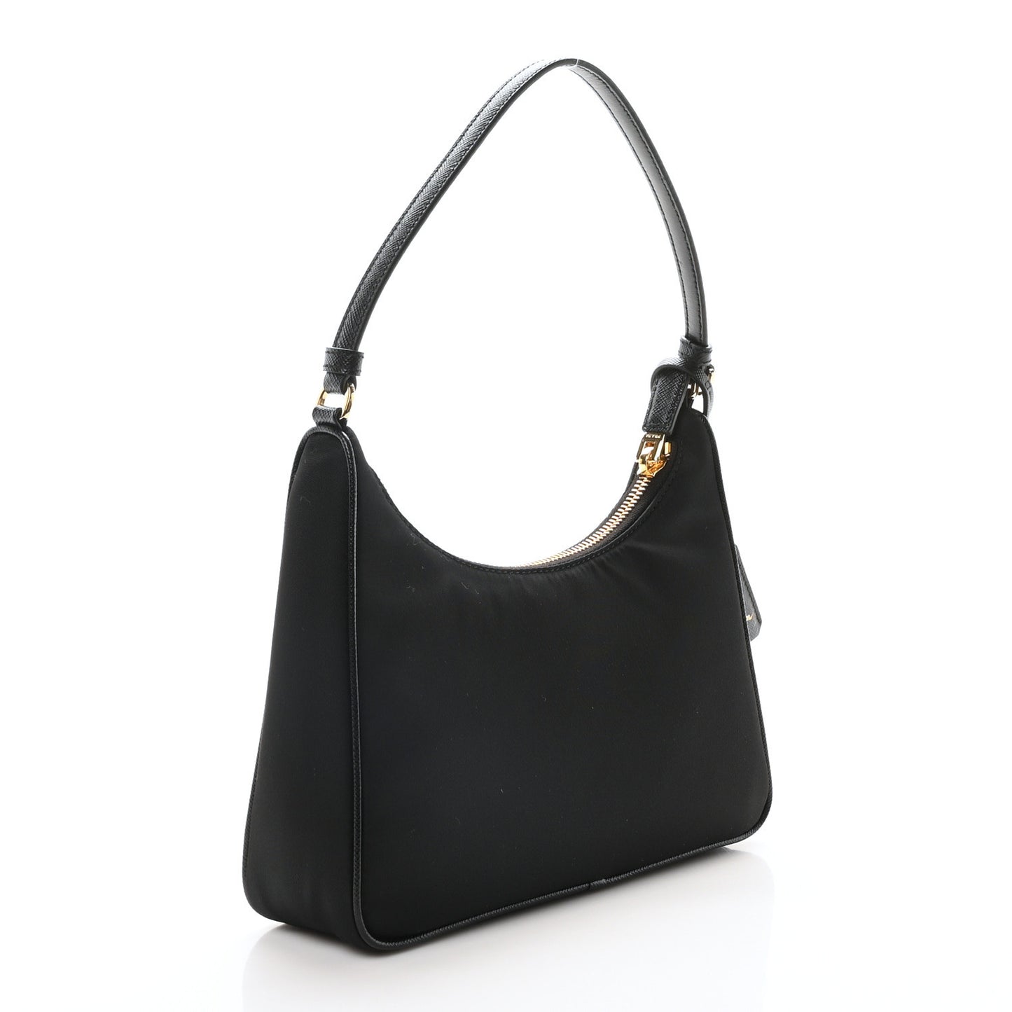 Tessuto Nylon Saffiano Mini Re-Edition 2005 Bag Black